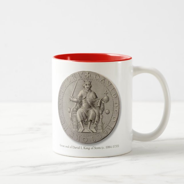 King David I of Scotland Mug (Right)