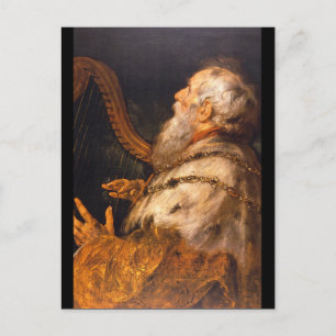 King David', Sir Peter Paul_Dutch Masters Postcard
