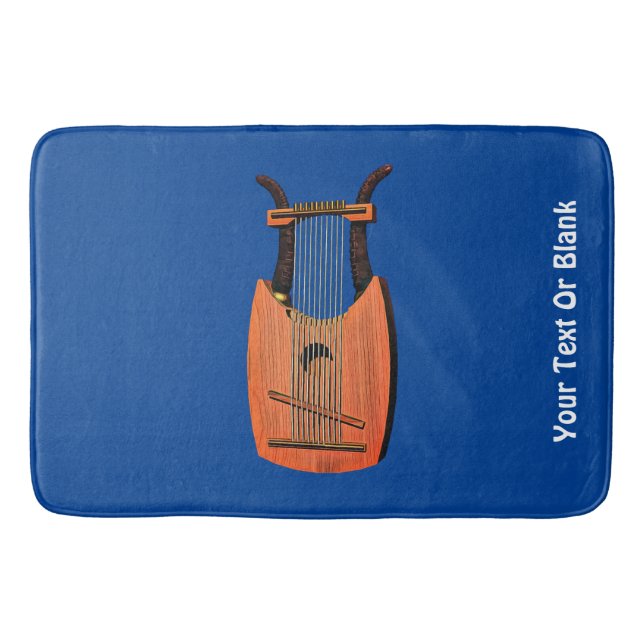 King David's Harp Bathroom Mat (Front)