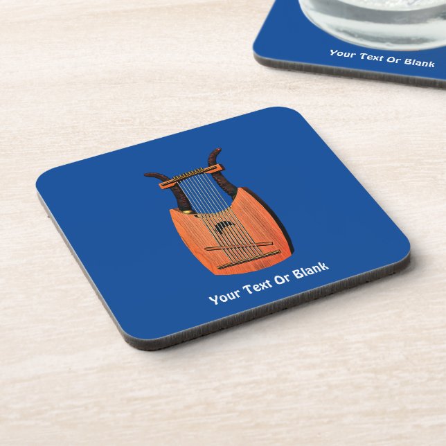 King David's Harp Beverage Coaster (Left Side)