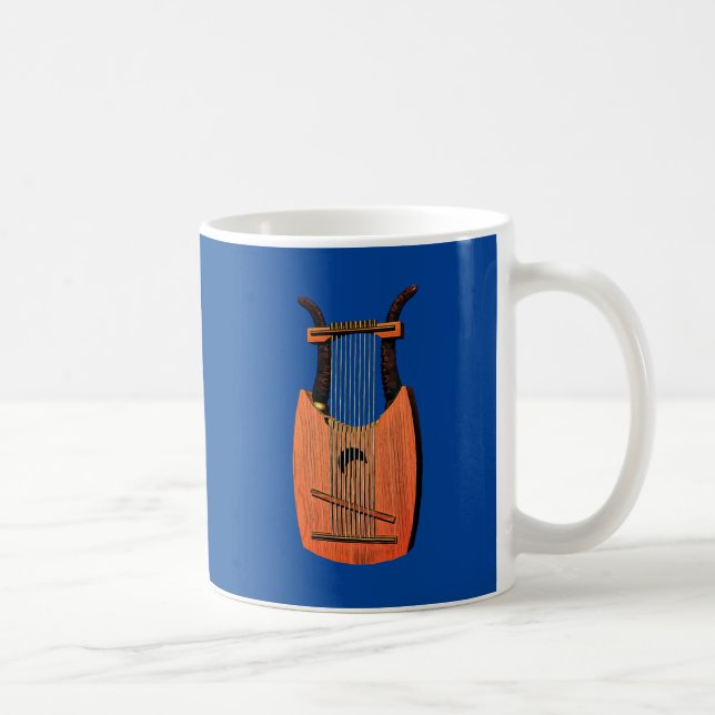 King David's Harp Coffee Mug (Right)