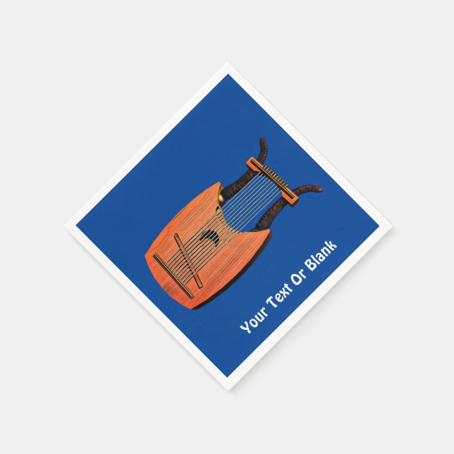 King David's Harp Napkins (Corner)