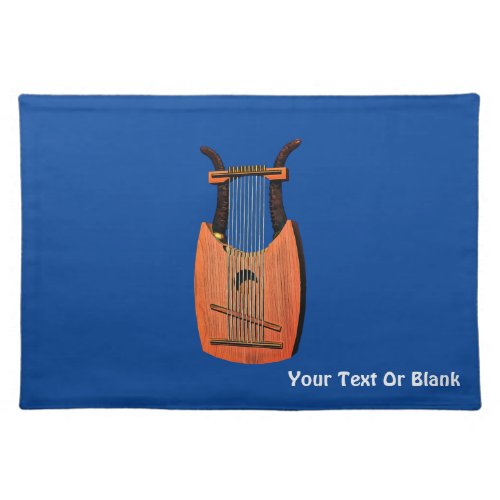 King Davids Harp Placemat