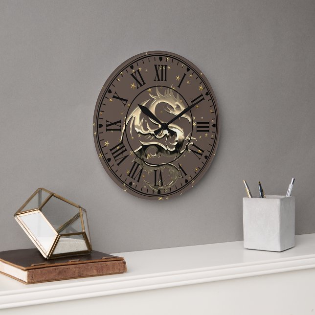King Dragon Spirit  Large Clock (Creator Uploaded)