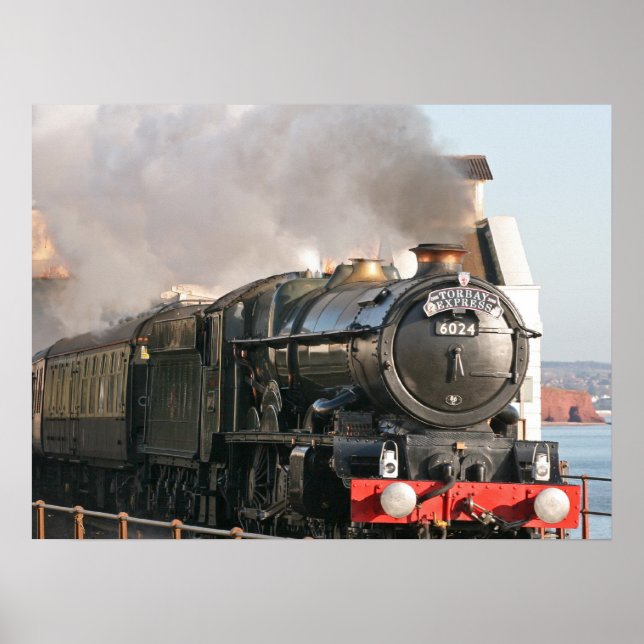 King Edward 1 Steam Engine Poster (Front)