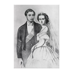 King Edward and Queen Alexandra Canvas Print