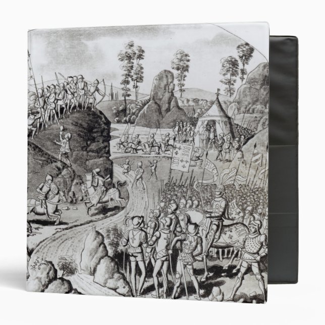 King Edward I's  First Expedition 3 Ring Binder (Front/Inside)
