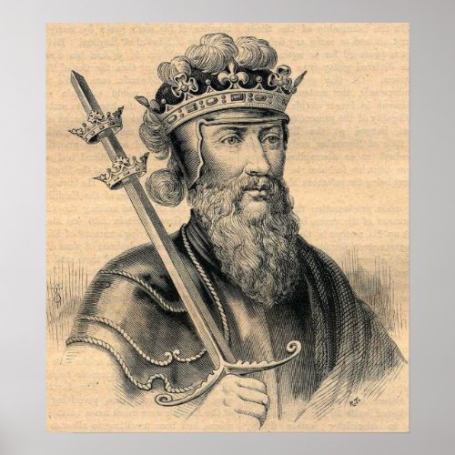 King Edward the III  of England Poster