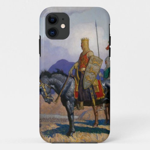 King Edward Views The Battle c 1921 by NC Wyeth iPhone 11 Case