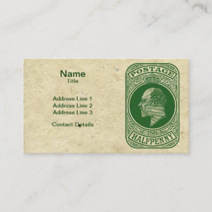 King Edward VII Prepaid Envelope Postage Stamp Business Card