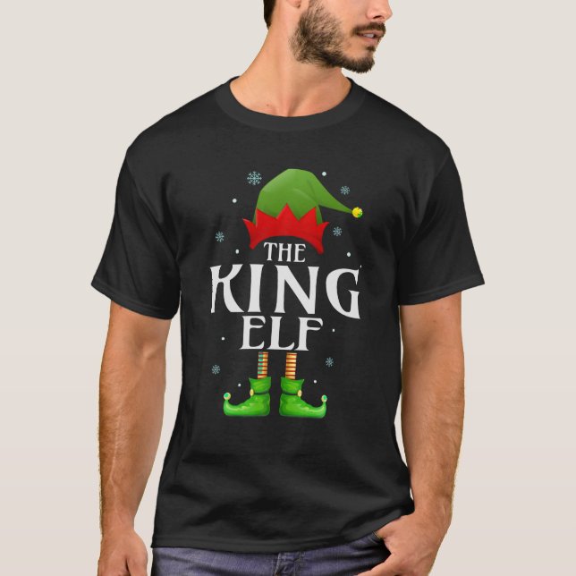 King Elf Xmas Matching Family Group Christmas Gran T-Shirt (Front)