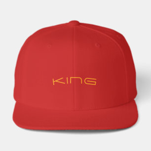 KING Everyday Wear with Bold Attitude-Cap Red-Hat  Visor