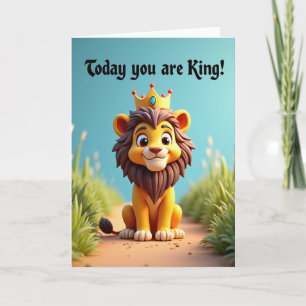 King Feline Fathers Day Card