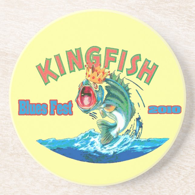 King Fish Blues Fest 2010 Coaster (Front)
