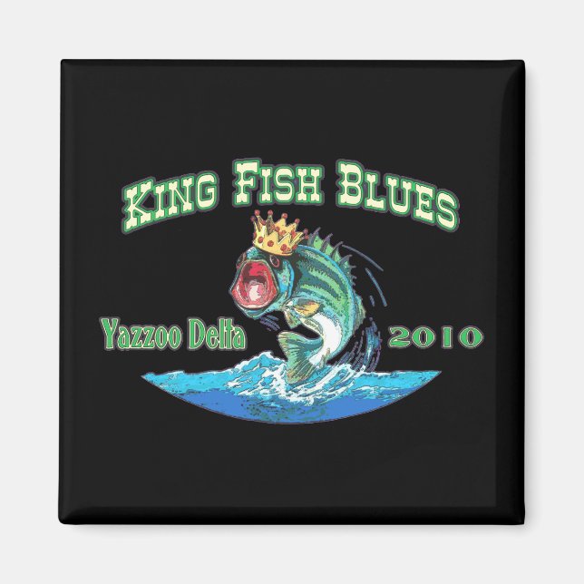 King Fish Blues Fest 2010 Magnet (Front)