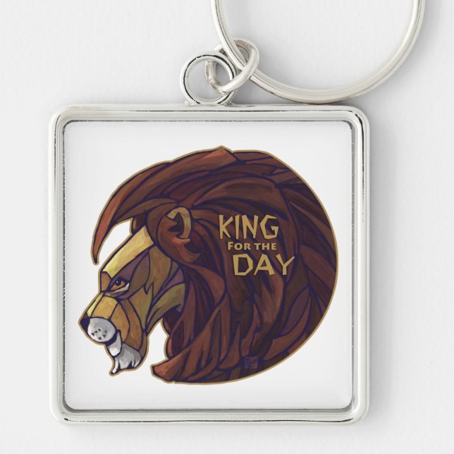 King for the Day Keychain (Front)