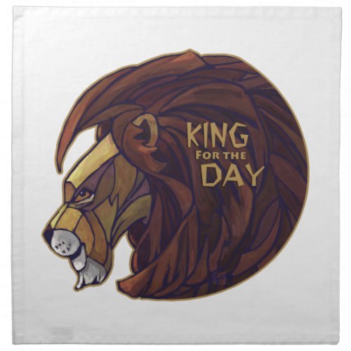 King for the Day Napkin