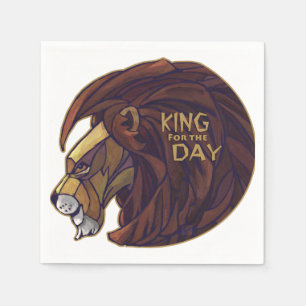 King for the Day Paper Napkins