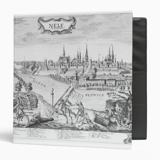 King Frederick II of Prussia 3 Ring Binder (Front/Inside)