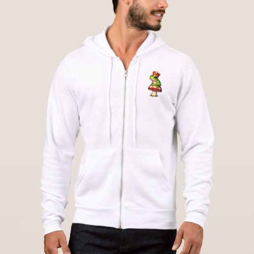 KING FROG SIT ON MUSHROOM HOODIE