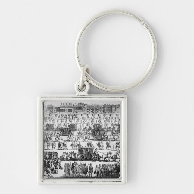 King George I procession to St. James's Palace Keychain (Front)