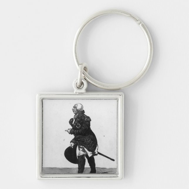 King George III, aged 72, 1810 Keychain (Front)