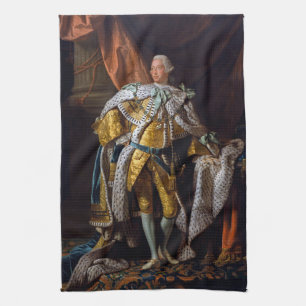 King George III by Allan Ramsay 1762 Kitchen Towel