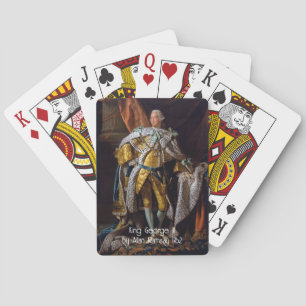 King George III by Allan Ramsay 1762 Poker Cards