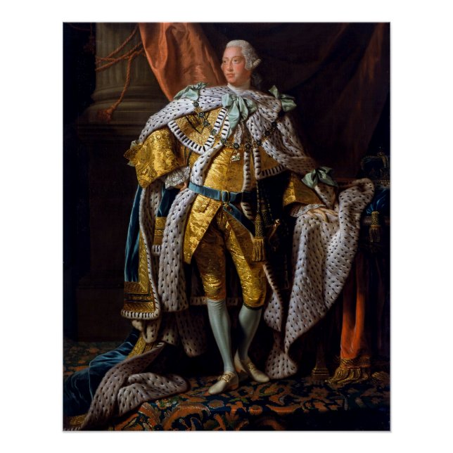 King George III by Allan Ramsay 1762 Poster (Front)