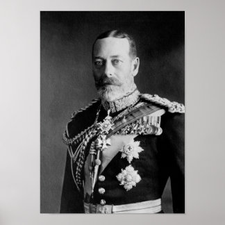 King George Portrait - 1923 Poster