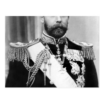 King George V Postcard by JACMERCHANDISE at Zazzle