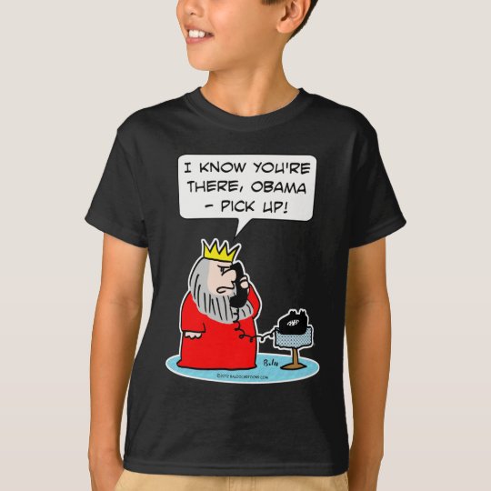 King gets Obama's answering machine. T-Shirt