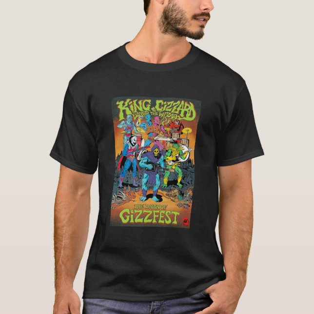 King Gizzard and The Lizard Wizard Dawn of Gizzfes T-Shirt (Front)