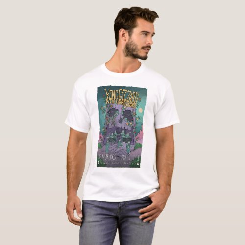 King Gizzard and the lizard wizard gig poster T_Shirt