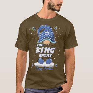 King Gnome Funny Hanukkah Family Matching  T-Shirt