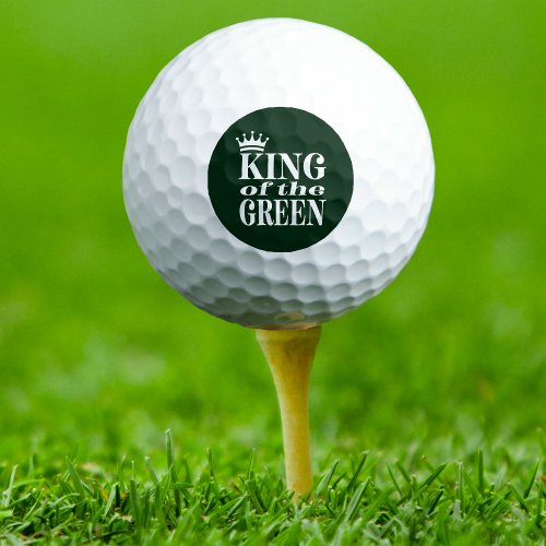 King Golfer Funny Golf Balls