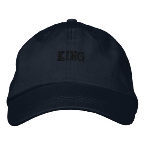 KING Good_looking Embroidered_Hats Visor Handsome Embroidered Baseball Cap