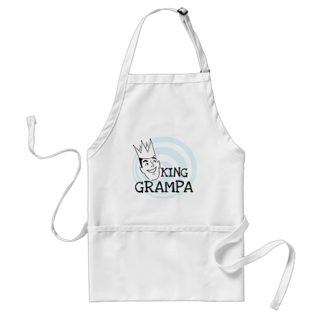 King Grampa T-shirts and Gifts Adult Apron (Front)