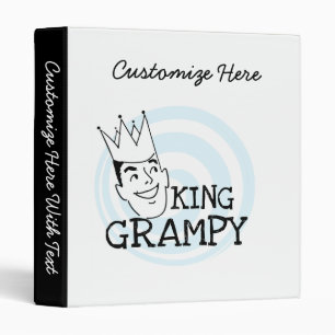 King Grampy Tshirts and Gifts Binder