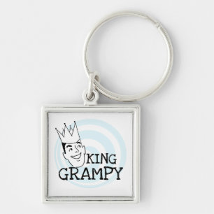 King Grampy Tshirts and Gifts Keychain