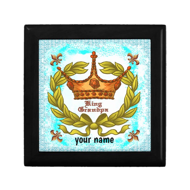 King Grandpa Crown  gift box (Front)