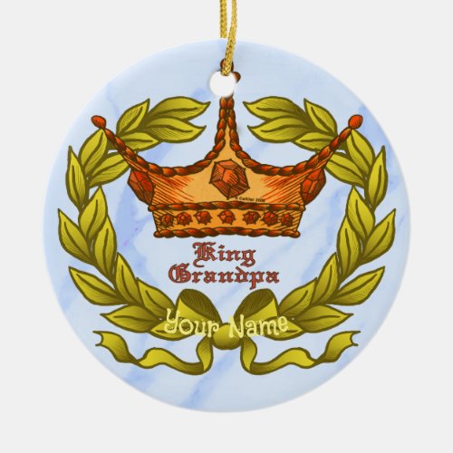 King Grandpa Crown ornament