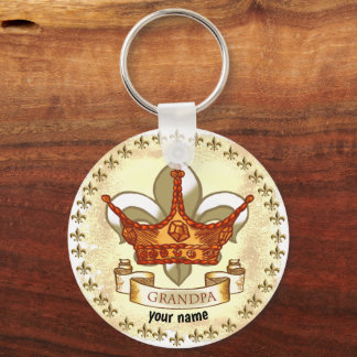 King Grandpa keychain