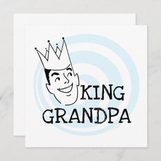 King Grandpa T-shirts and Gifts (Front/Back)