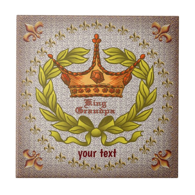 King Grandpa  tile (Front)