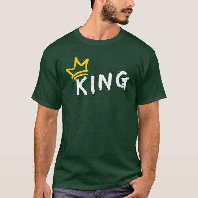 King Graphic Design T-Shirt (Front)