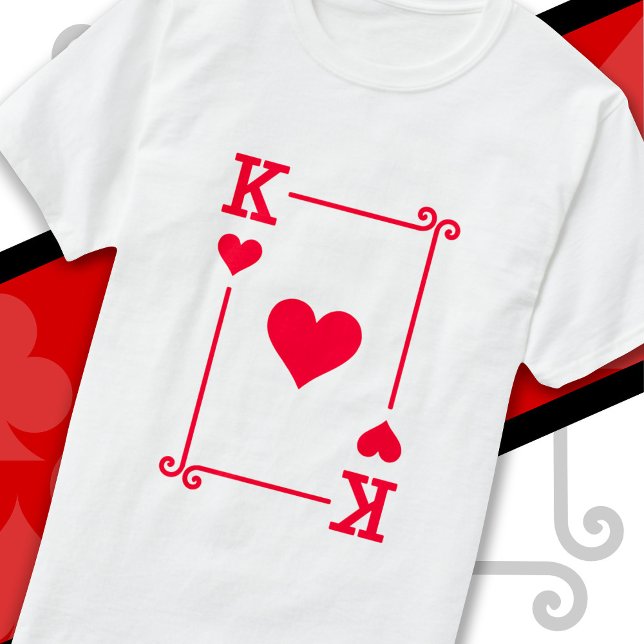 King Hearts Card Costume Playing Cards King Hearts T-Shirt (Creator Uploaded)