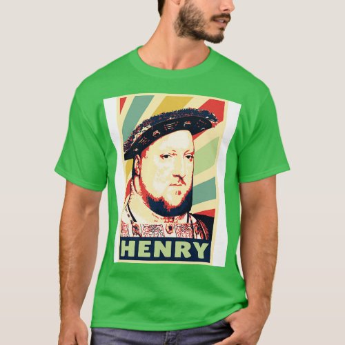 King Henry 8 Vintage Colors T_Shirt