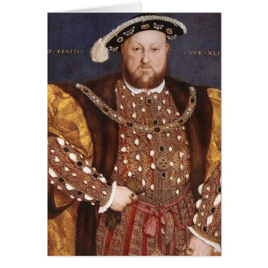 King Henry VIII Cards (Front)