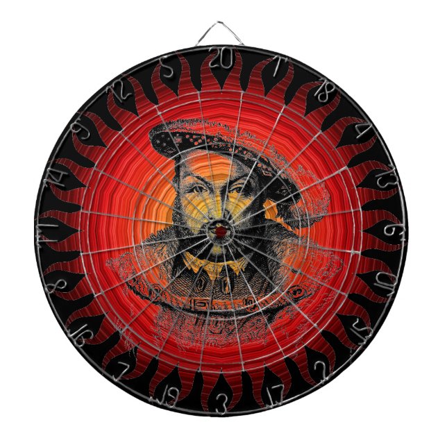 King Henry VIII Dart Board (Front)